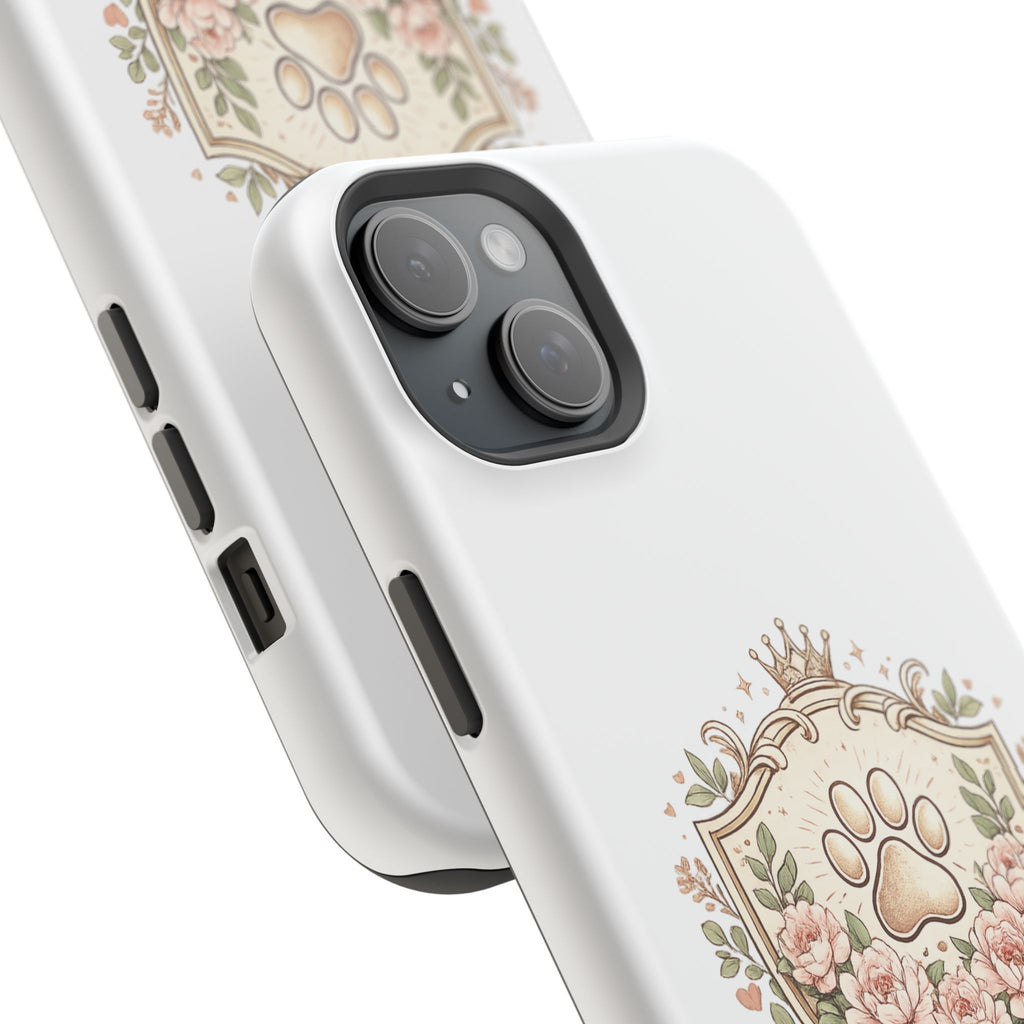 Floral Paw Crest Phone case