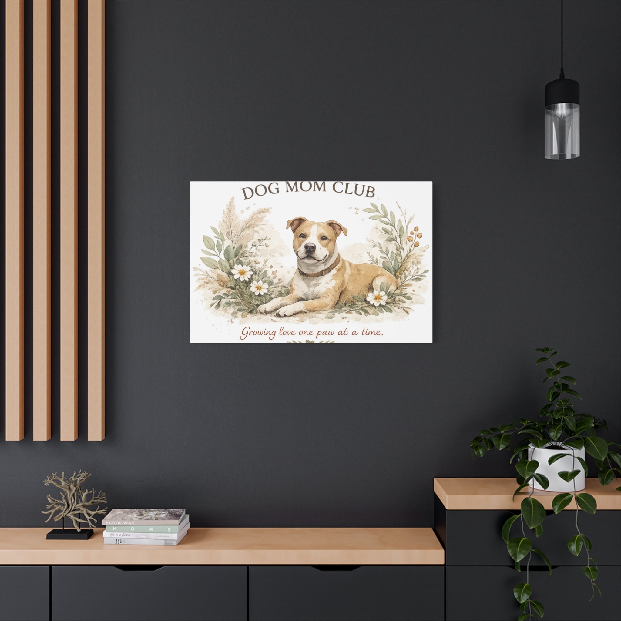 Dog Mom's Wild Garden | Matte Canvas, Stretched, 1.25"