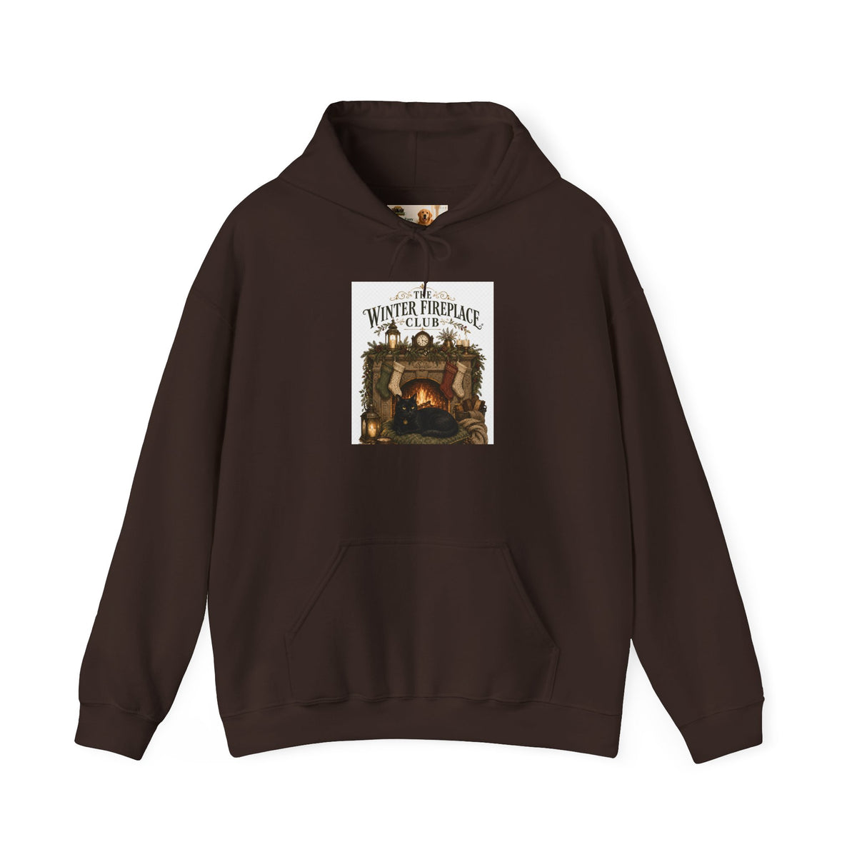 The Winter Fireplace Club | Cat Mom Collection Hoodie