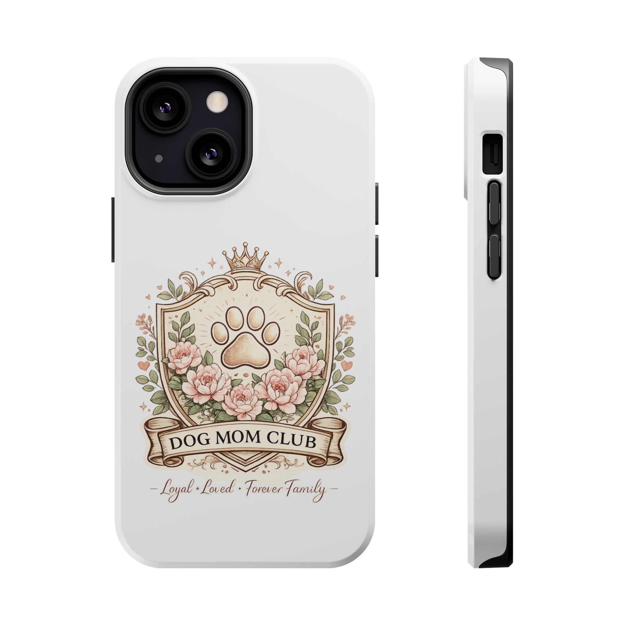 Floral Paw Crest Phone case