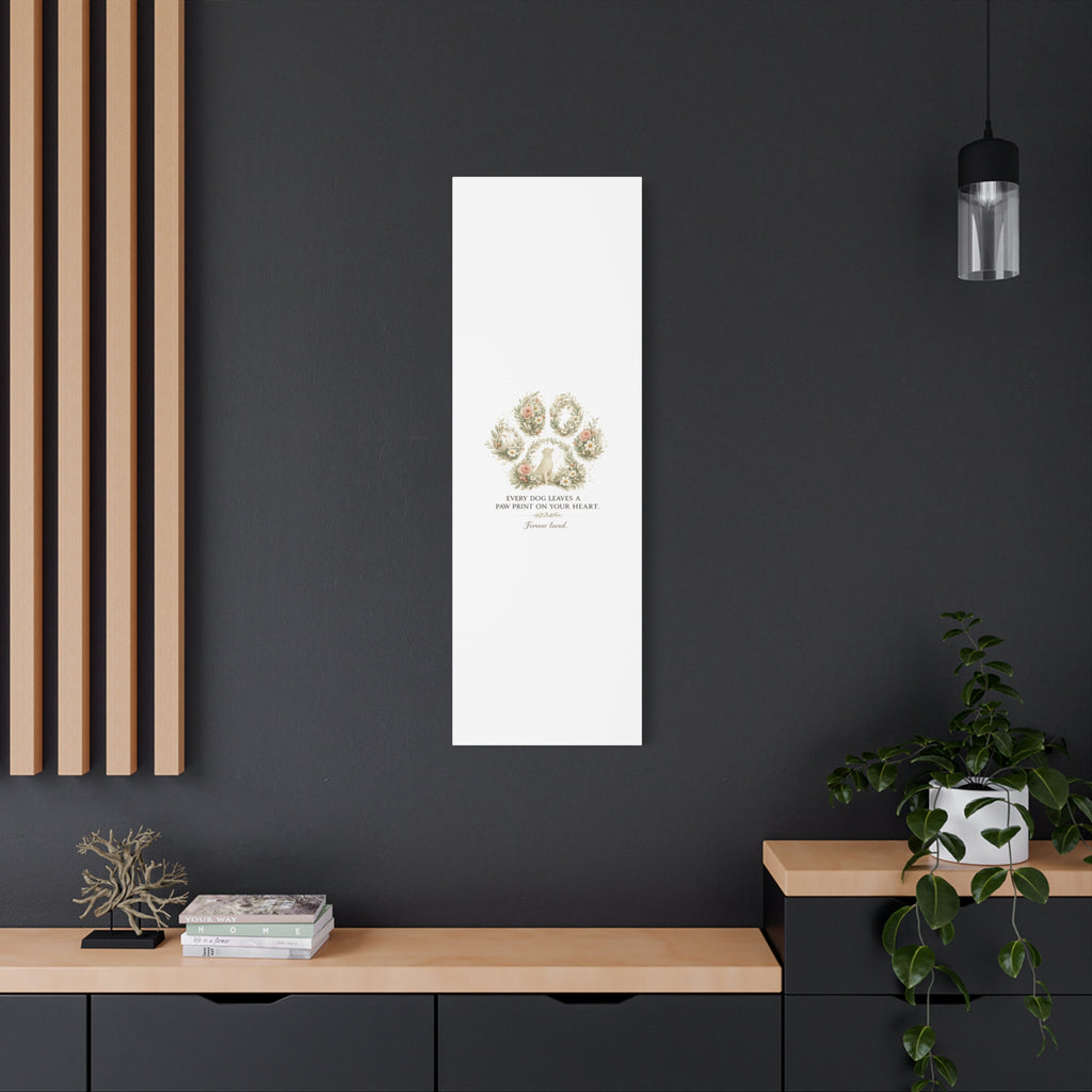 Every Dog Leaves a Paw Print | Matte Canvas, Stretched, 1.25"