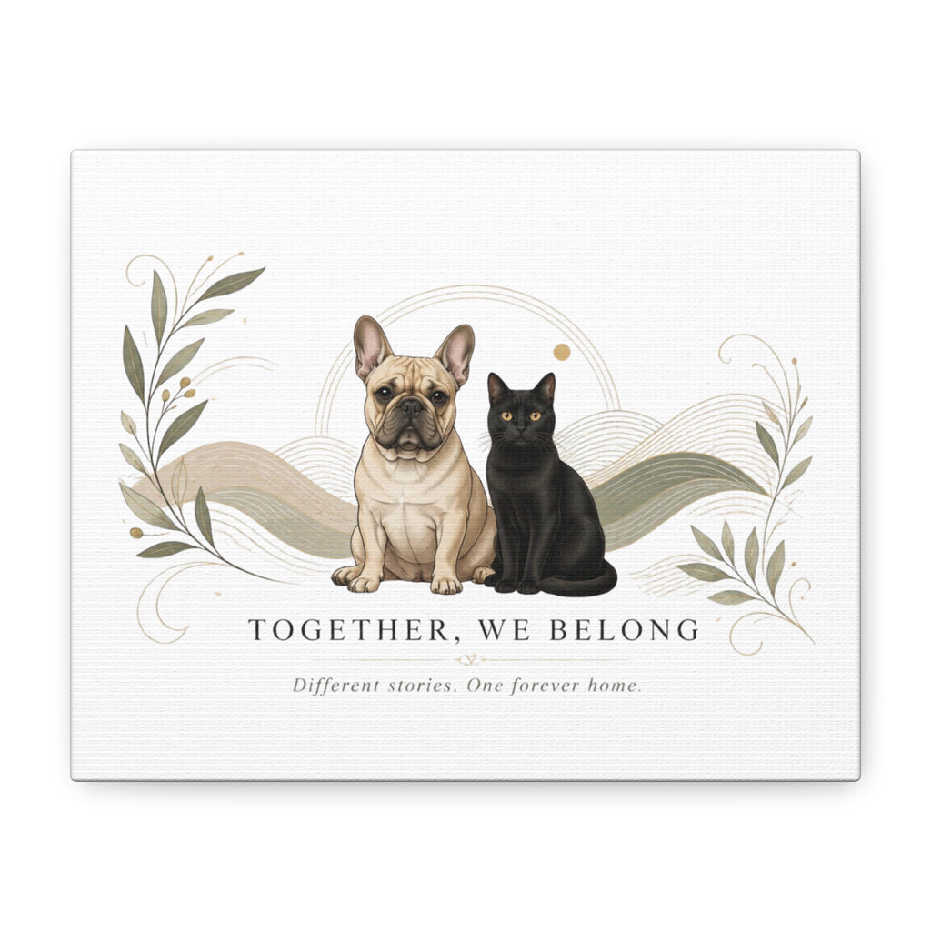 TOGETHER WE BELONG | Matte Canvas, Stretched