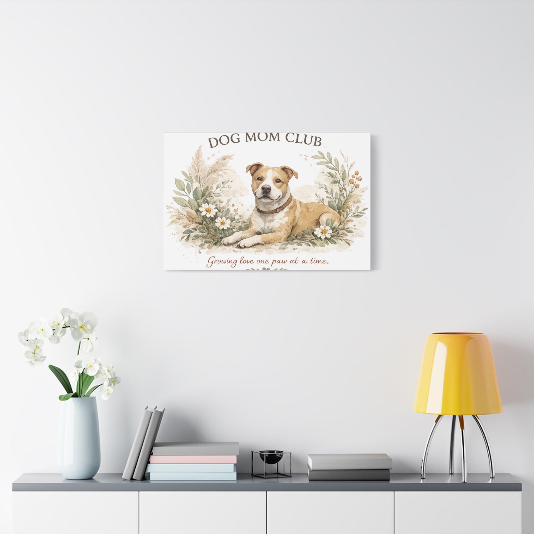 Dog Mom's Wild Garden | Matte Canvas, Stretched, 1.25"