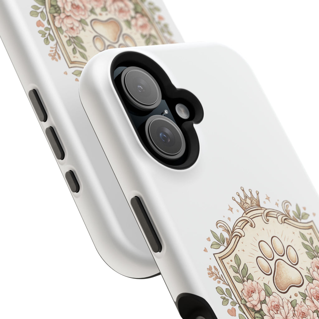 Floral Paw Crest Phone case