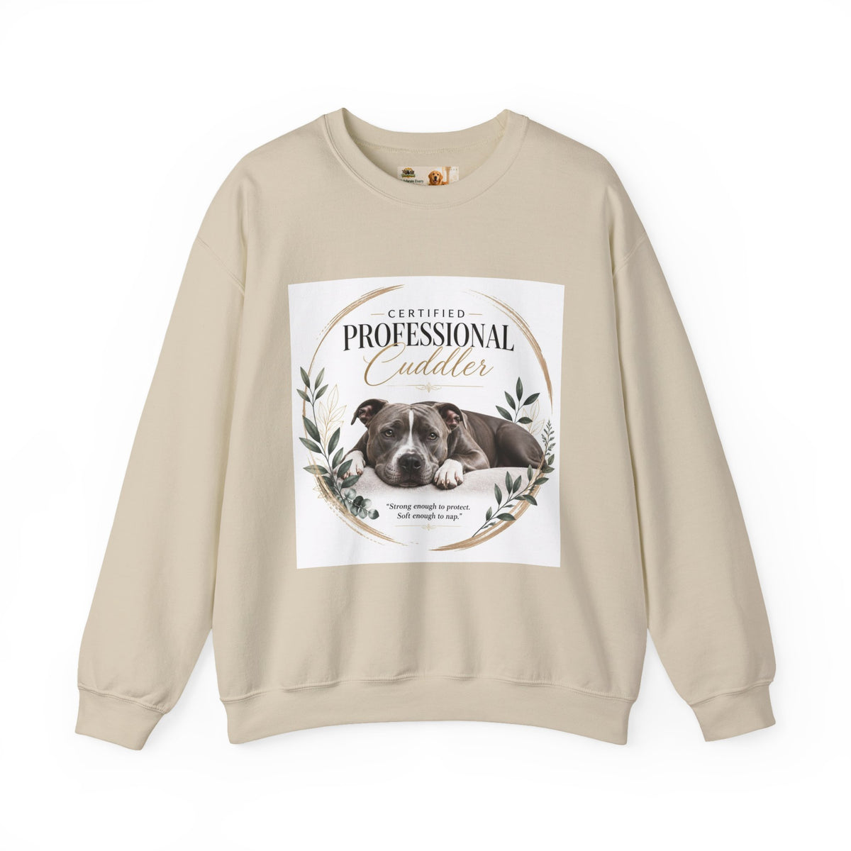 Certified Professional Cuddler | Rescue Collection Sweatshirt