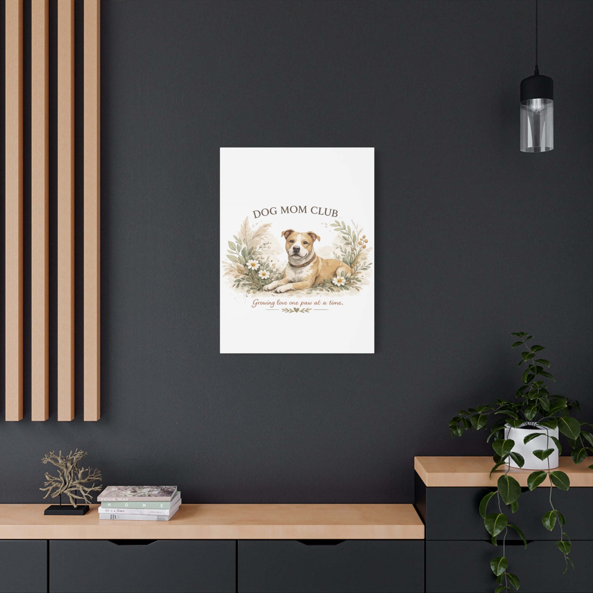 Dog Mom's Wild Garden | Matte Canvas, Stretched, 1.25"