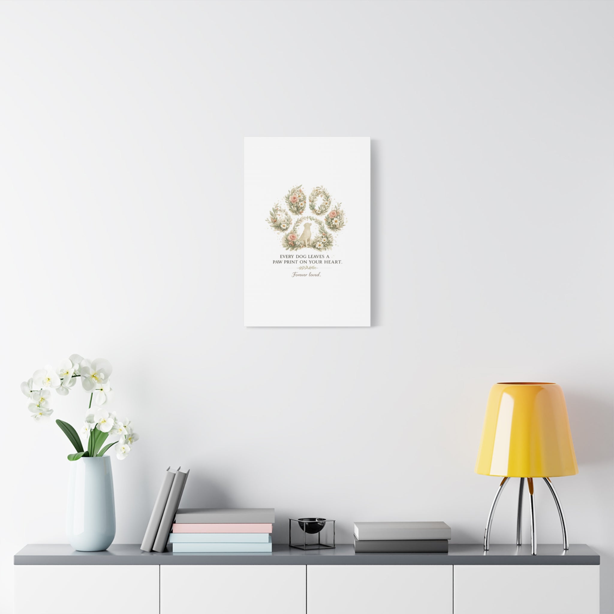 Every Dog Leaves a Paw Print | Matte Canvas, Stretched, 1.25"