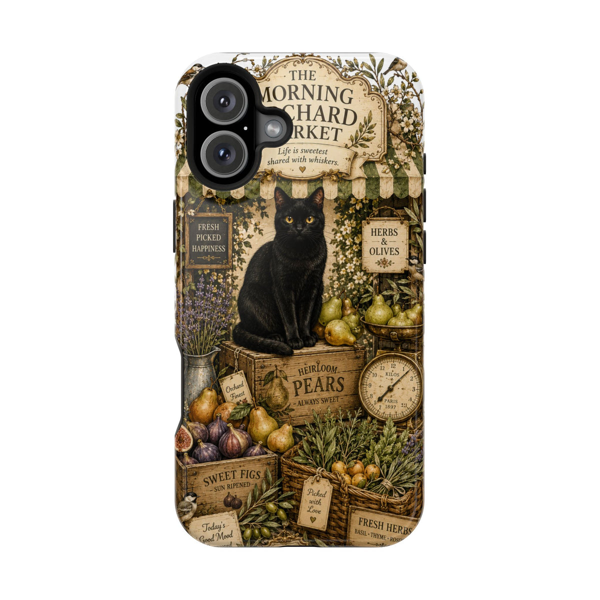 The Morning Orchard Market | Cat Mom Collection Phone case
