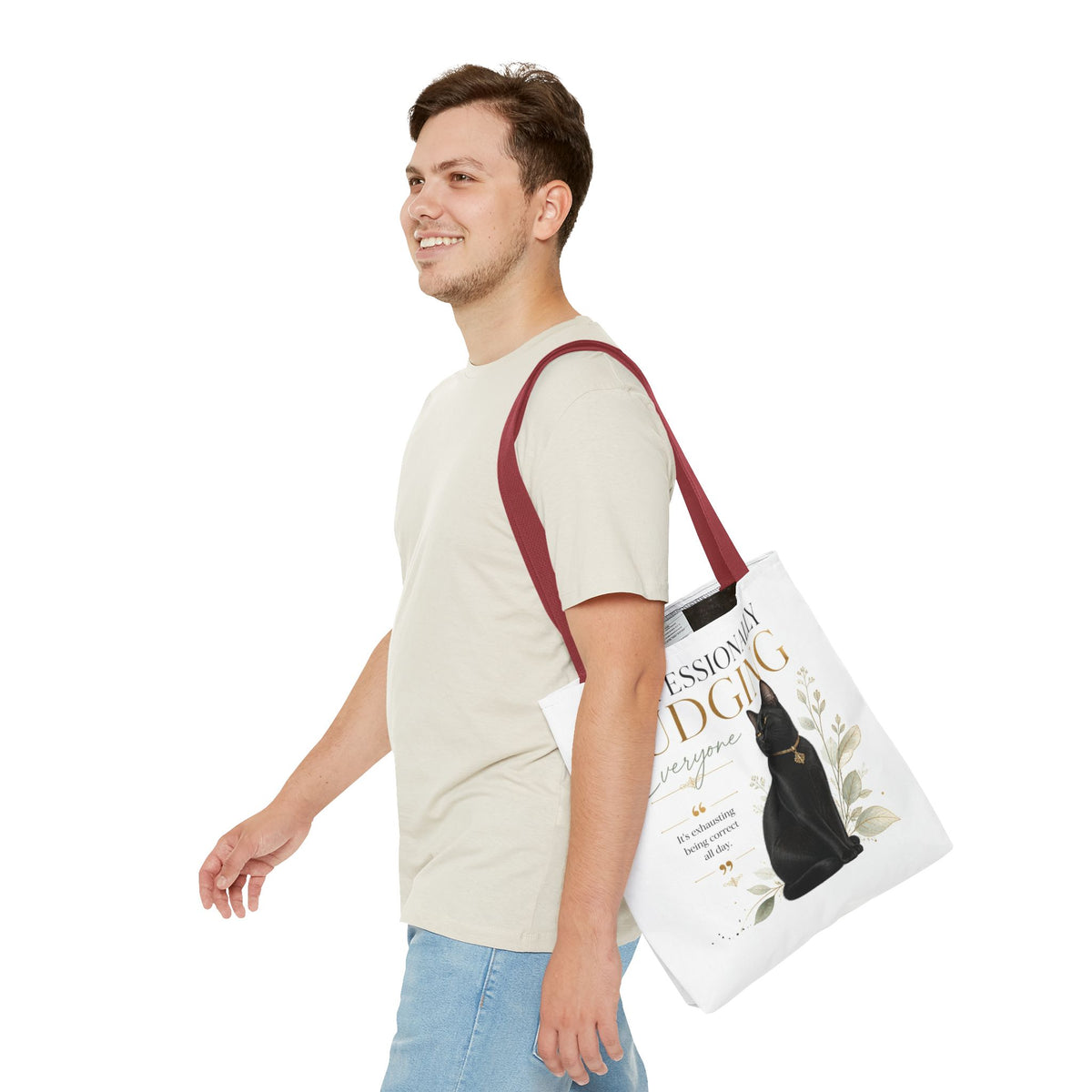 Professionally Judging Everyone | Fun Collection Totebag