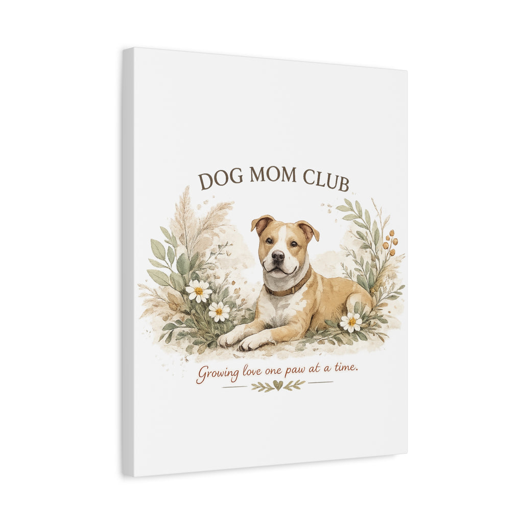 Dog Mom's Wild Garden | Matte Canvas, Stretched, 1.25"