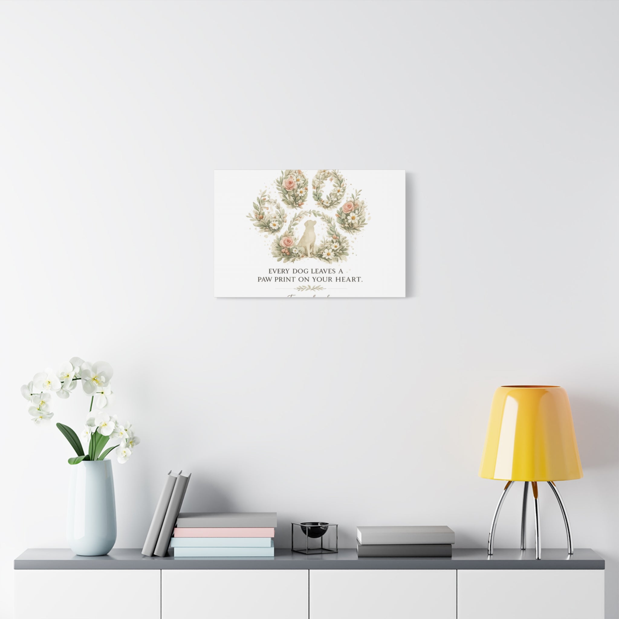 Every Dog Leaves a Paw Print | Matte Canvas, Stretched, 1.25"