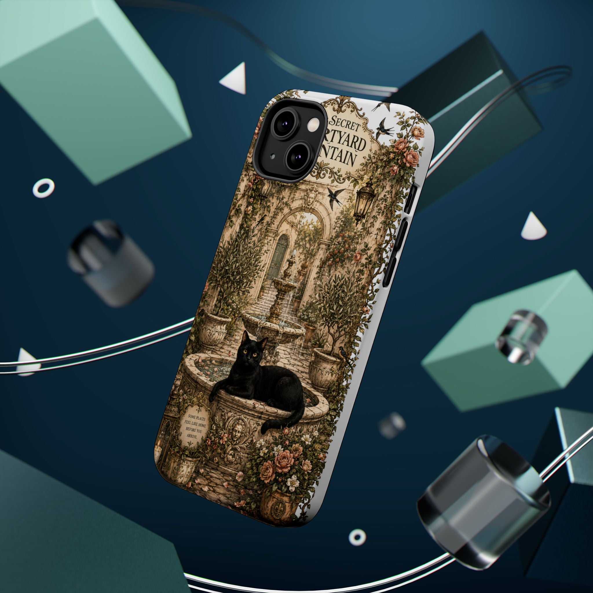 THE SECRET COURTYARD FOUNTAIN | Phone case