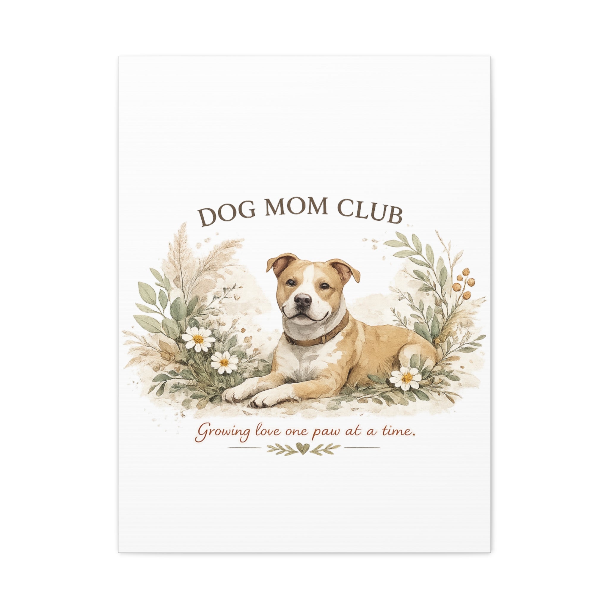 Dog Mom's Wild Garden | Matte Canvas, Stretched, 1.25"