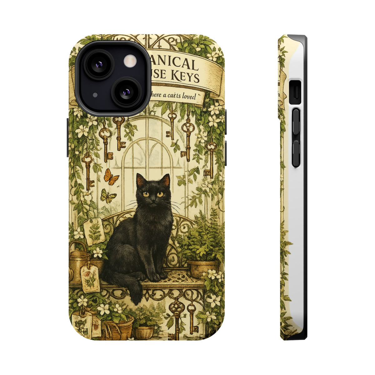 The Botanical Greenhouse Keys | Cat Mom Collection Phone case