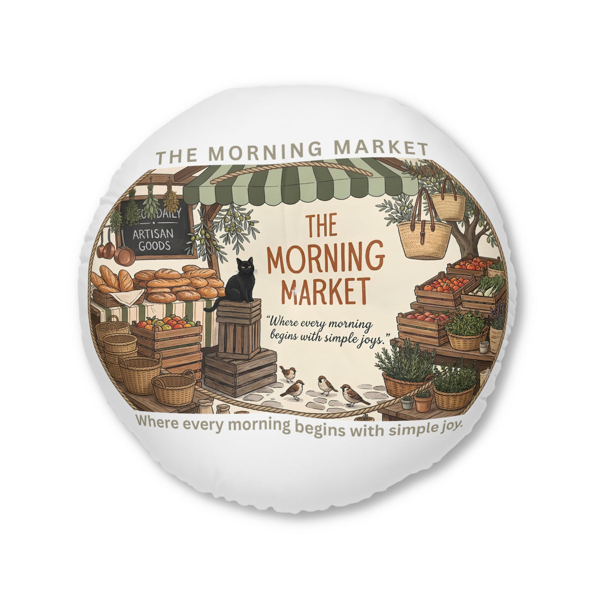 The Morning Market  | Cat Mom Collection Pillow