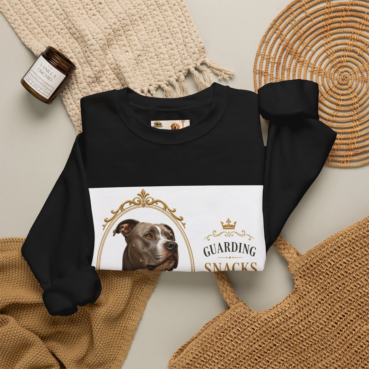 Guarding snacks | Fun Collection Sweatshirt