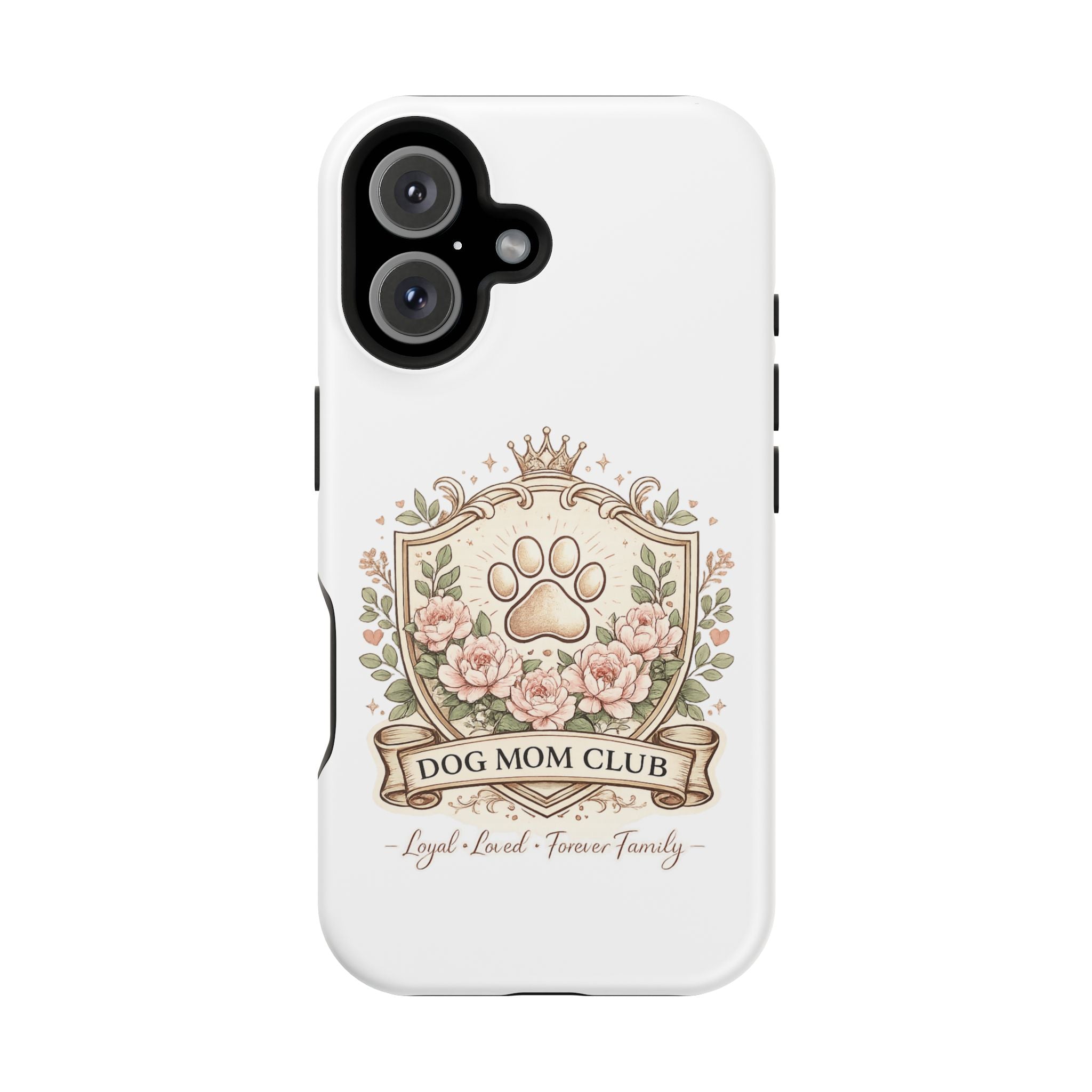 Floral Paw Crest Phone case