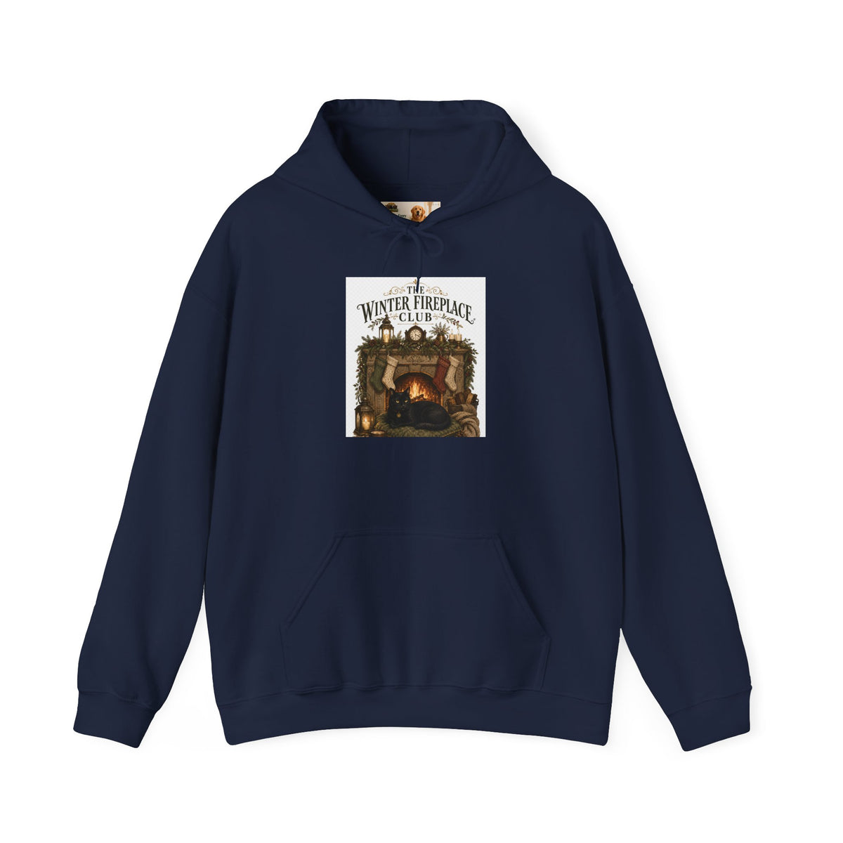 The Winter Fireplace Club | Cat Mom Collection Hoodie