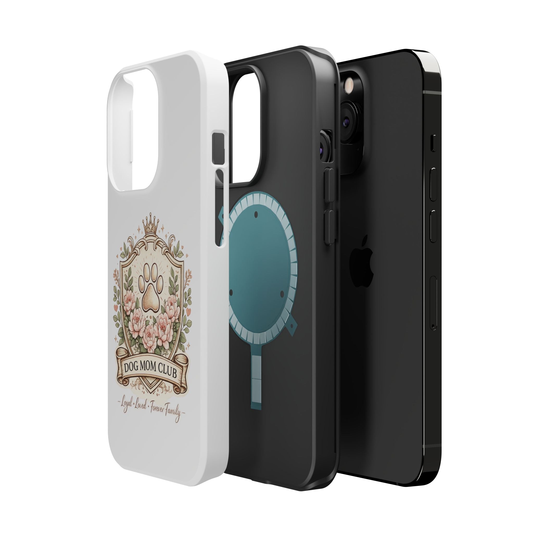 Floral Paw Crest Phone case