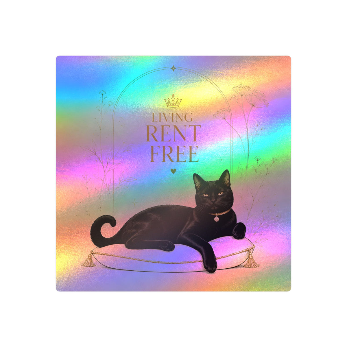 Living Rent Free | Fun Collection Sticker