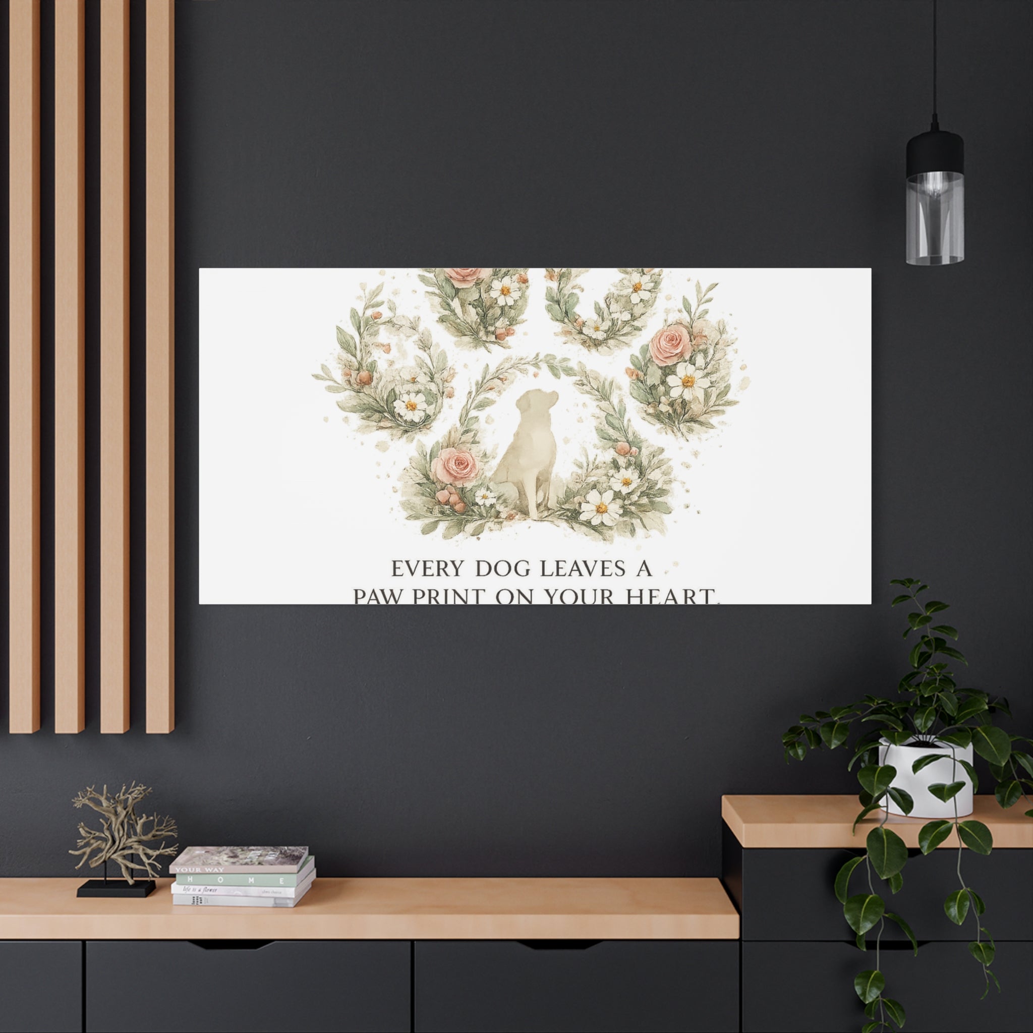 Every Dog Leaves a Paw Print | Matte Canvas, Stretched, 1.25"