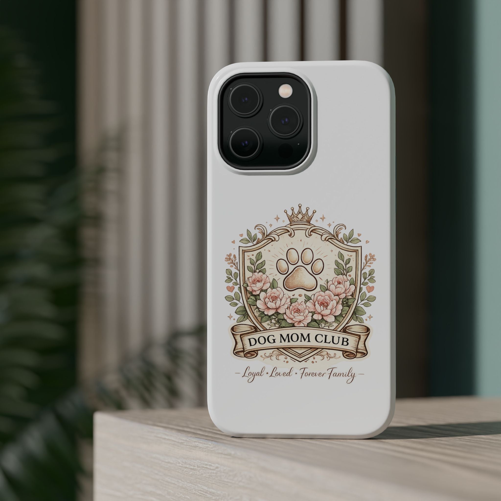 Floral Paw Crest Phone case