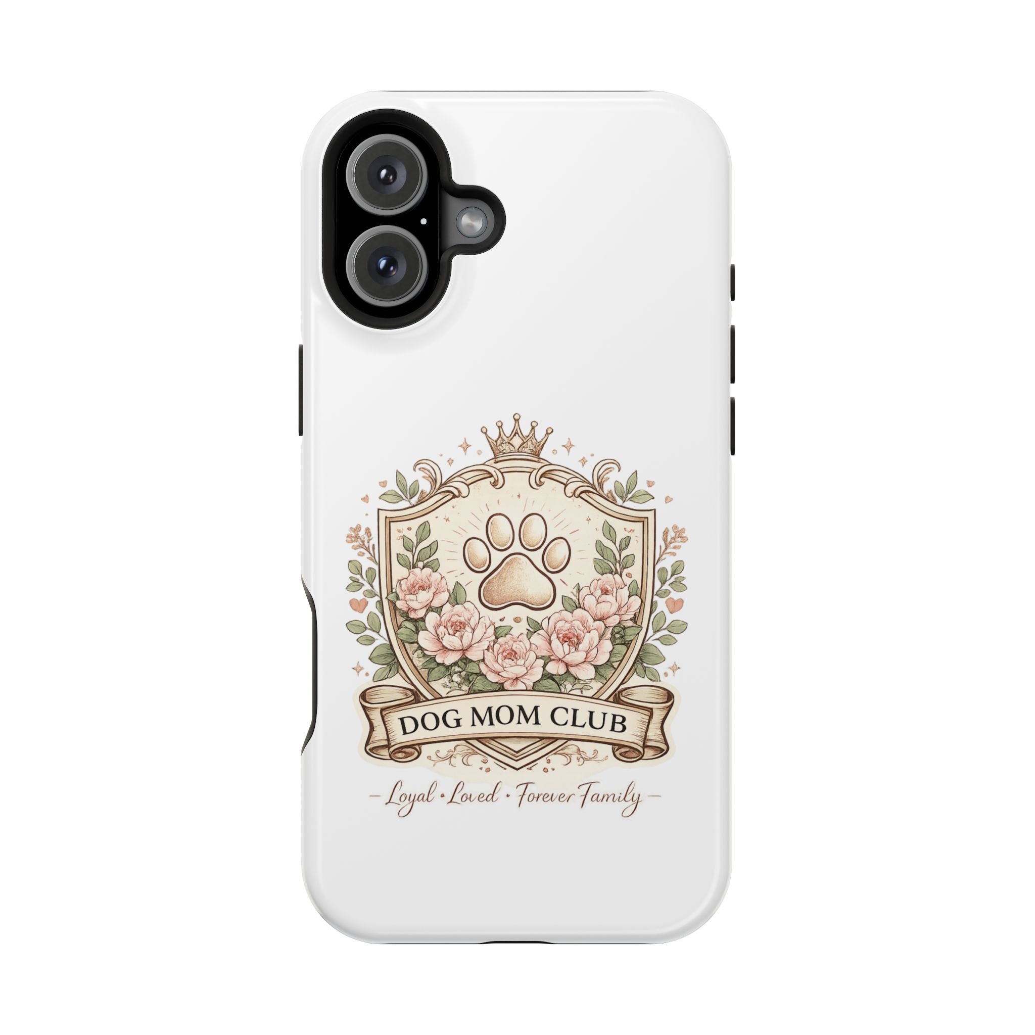 Floral Paw Crest Phone case