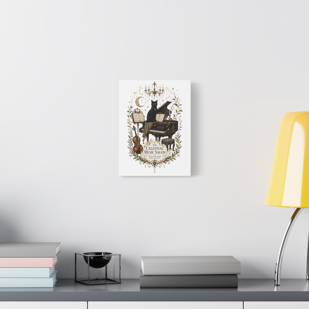 THE CELESTIAL MUSIC SALON | Matte Canvas, Stretched