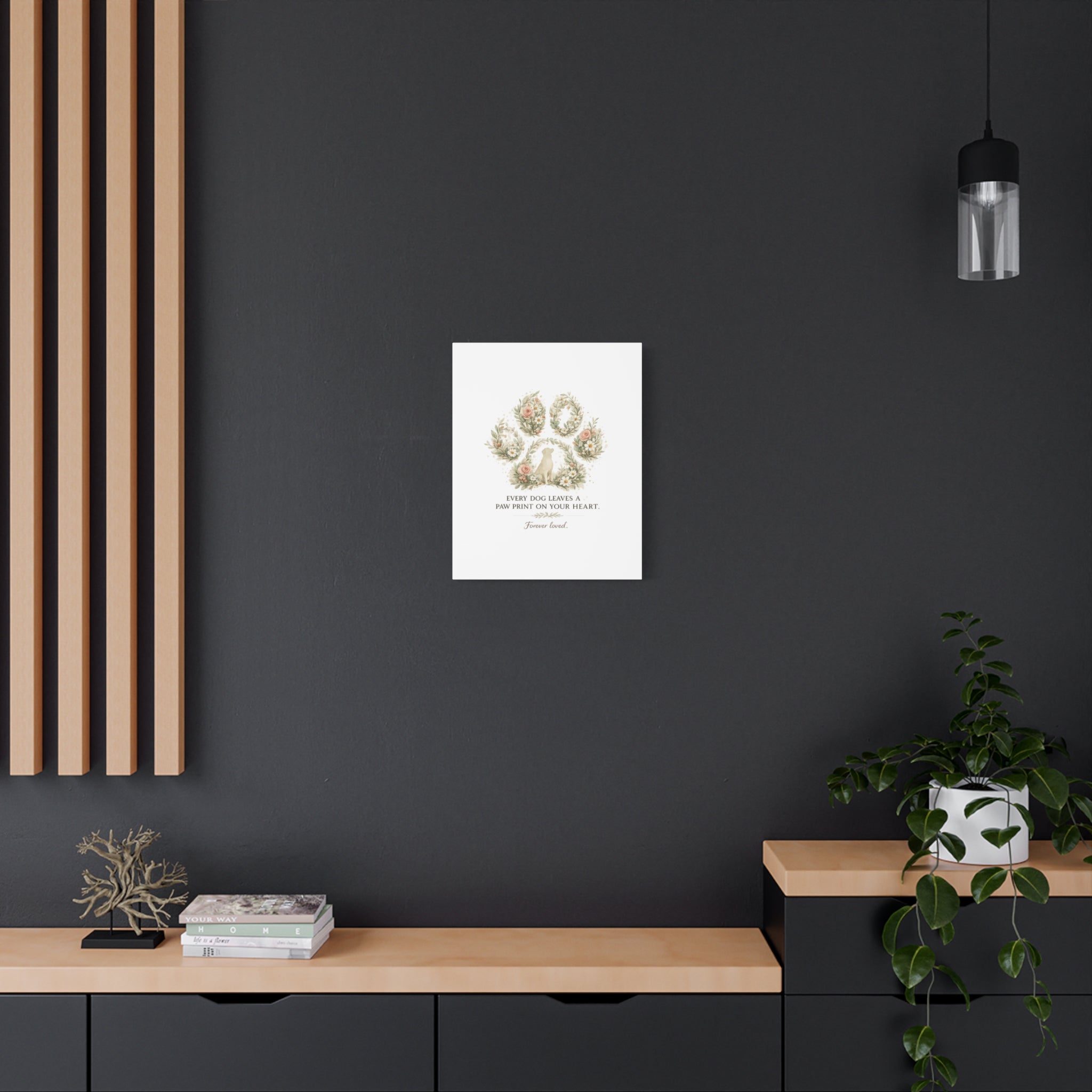 Every Dog Leaves a Paw Print | Matte Canvas, Stretched, 1.25"