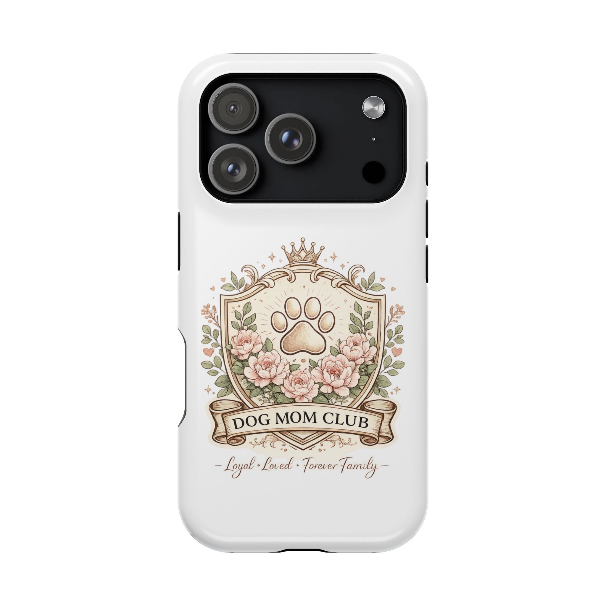 Floral Paw Crest Phone case