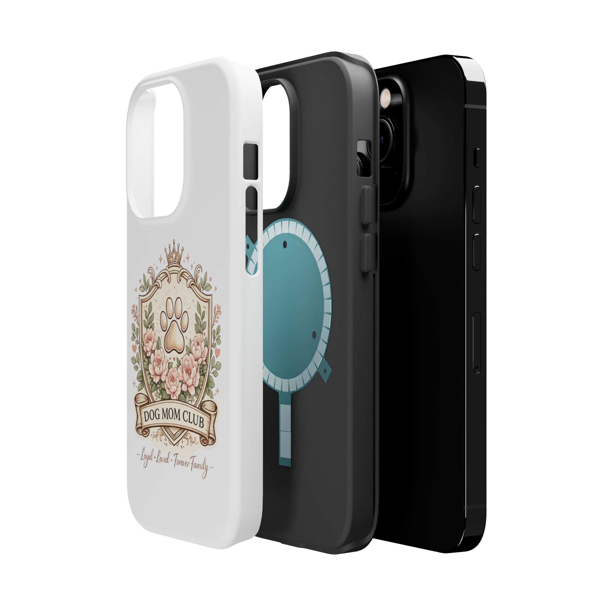 Floral Paw Crest Phone case