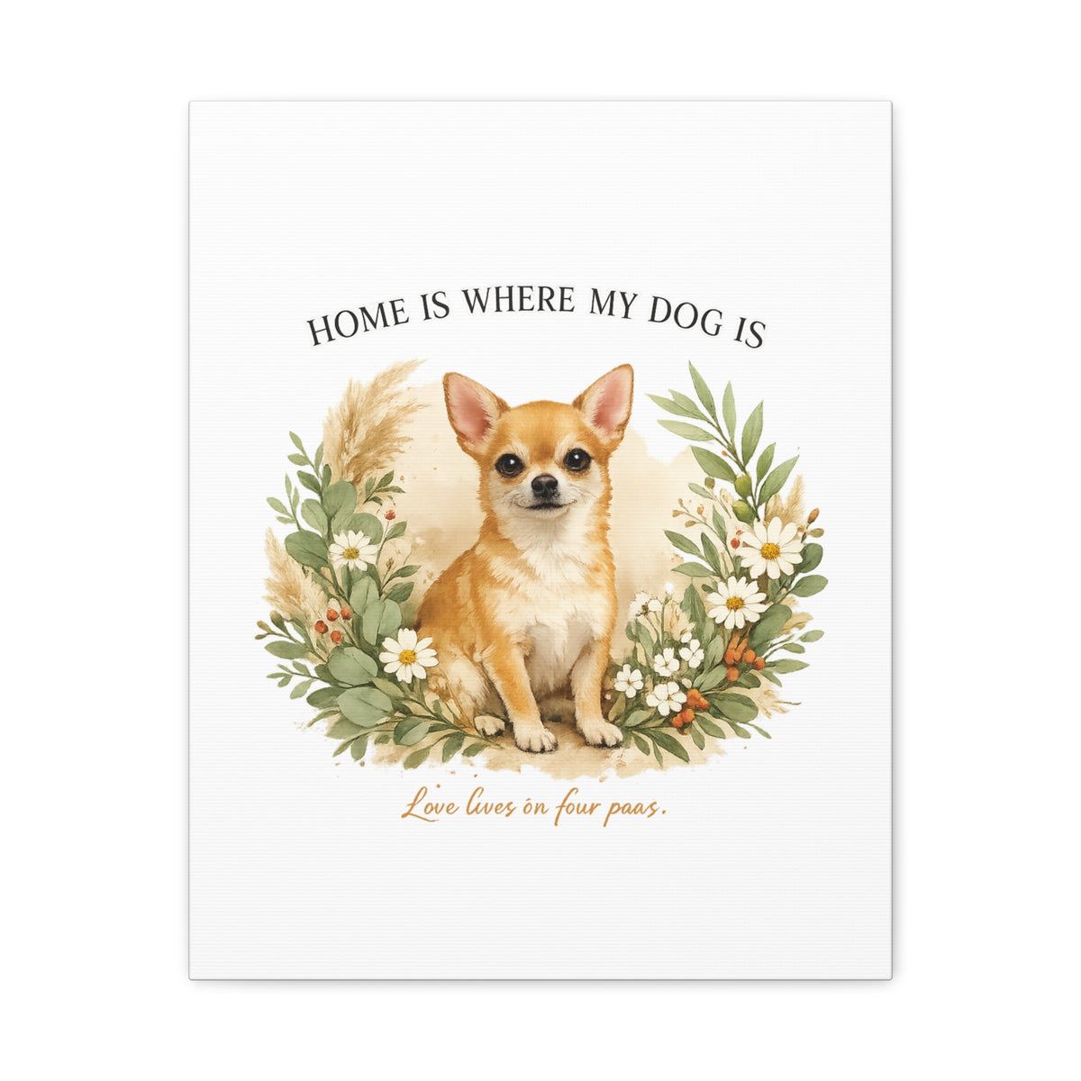 The Heart of the Home | Dog Mom Collection Matte Canvas