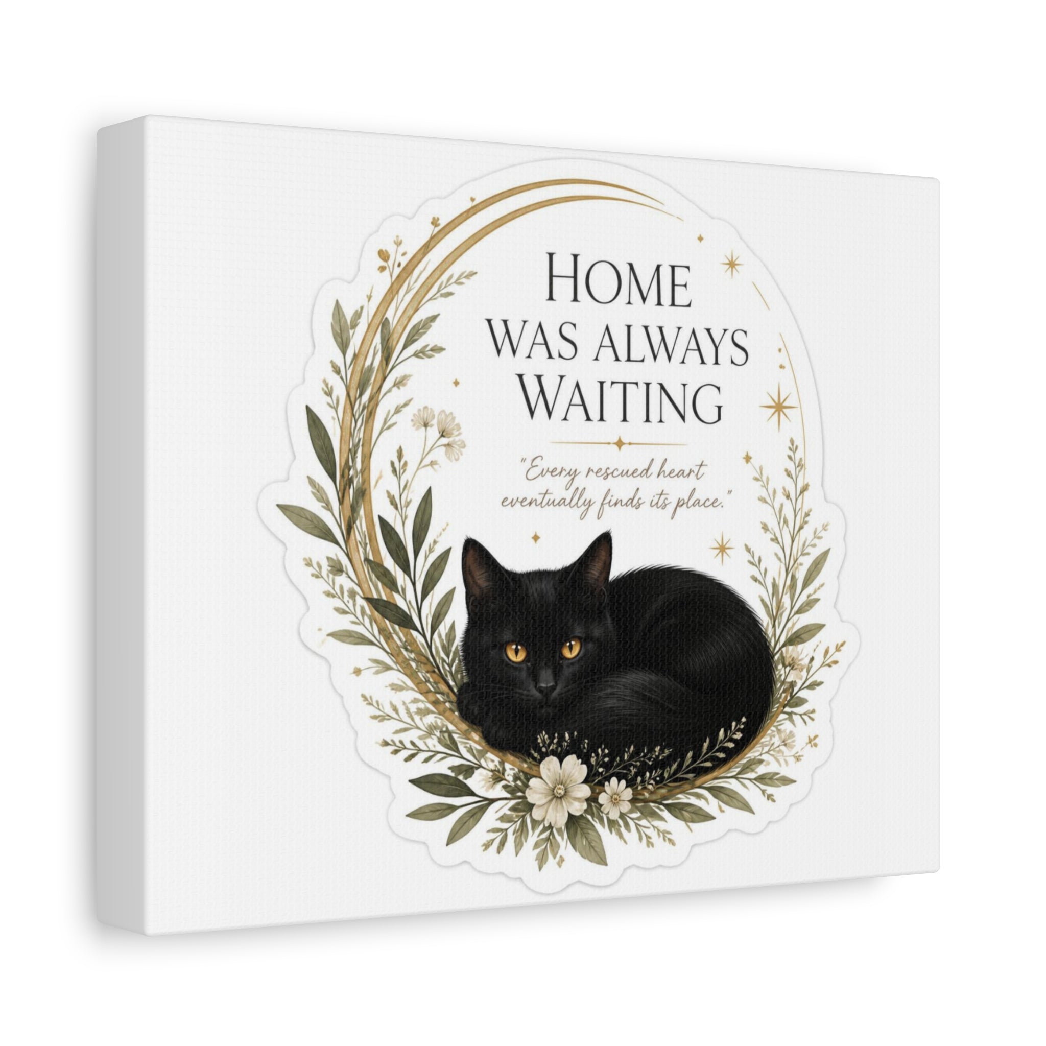 HOME WAS ALWAYS WAITING  | Matte Canvas, Stretched