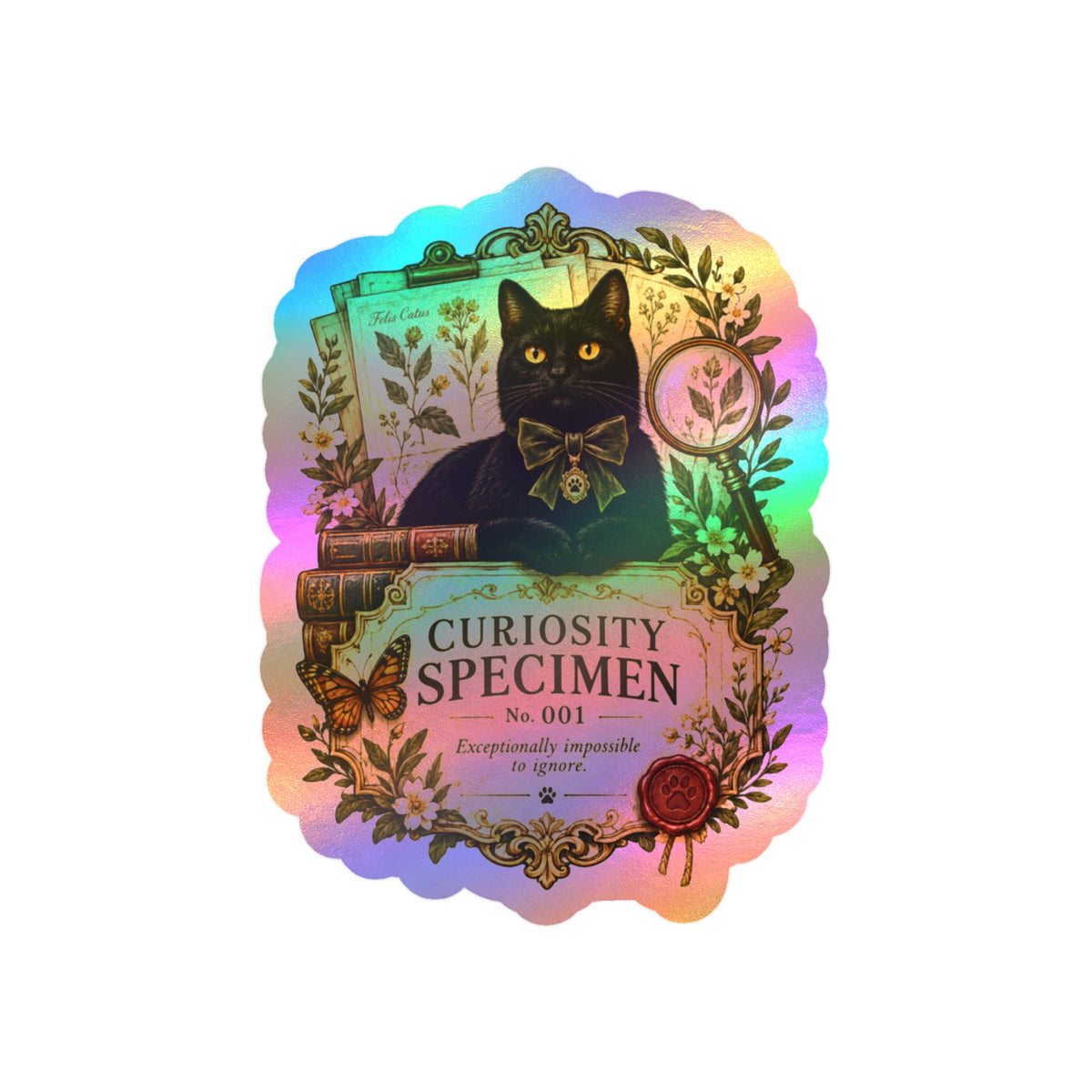The Curiosity Specimen | Cat Mom Collection Sticker