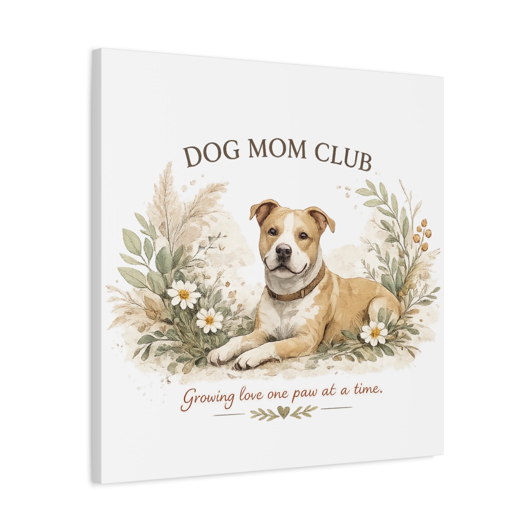 Dog Mom's Wild Garden | Matte Canvas, Stretched, 1.25"