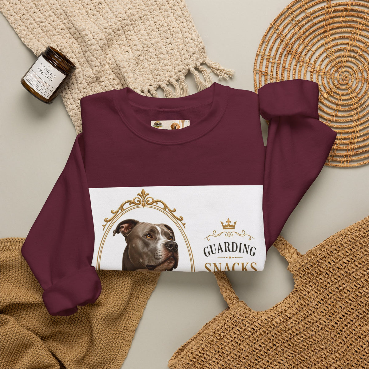 Guarding snacks | Fun Collection Sweatshirt
