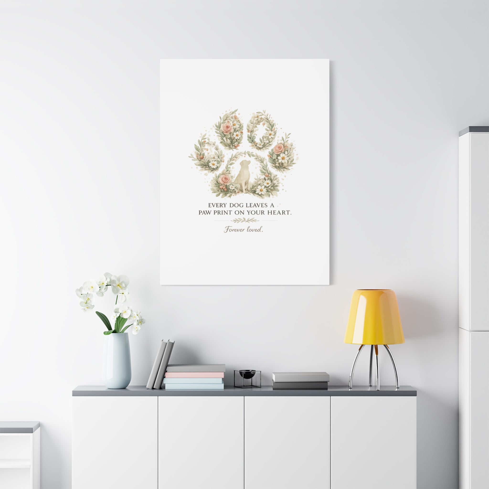 Every Dog Leaves a Paw Print | Matte Canvas, Stretched, 1.25"