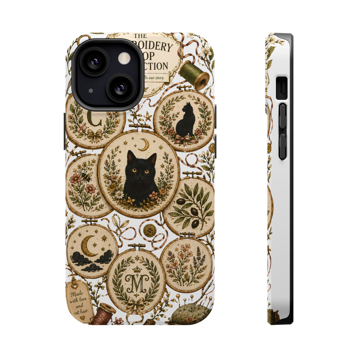 The Embroidery Hoop | Cat Mom Collection Phone case