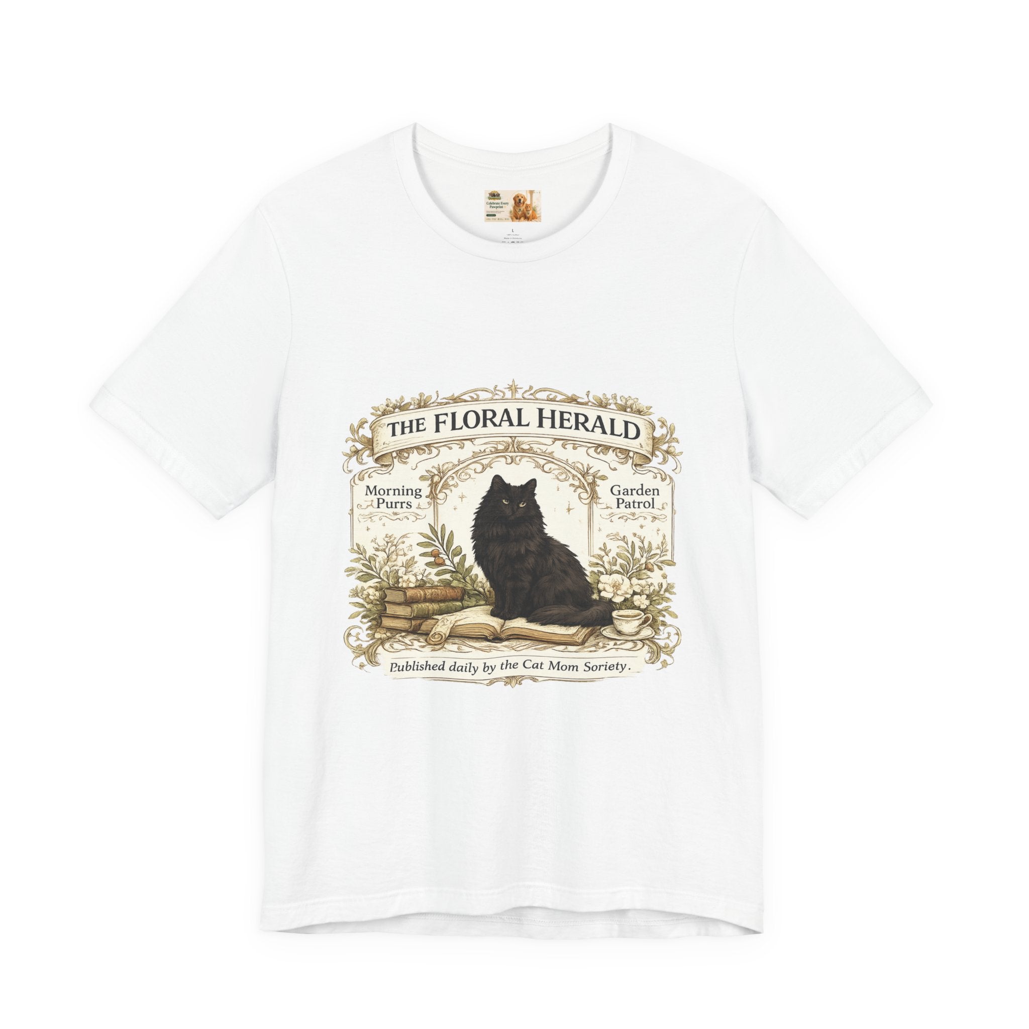 The Floral Herald | Bella+Canvas 3001 Unisex Jersey T-Shirt