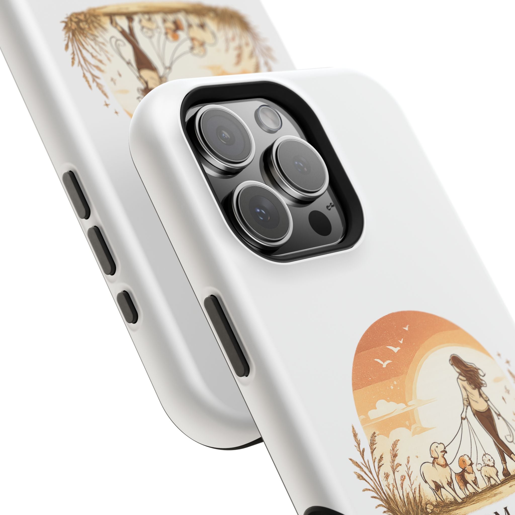 Golden Hour Walk Phone case