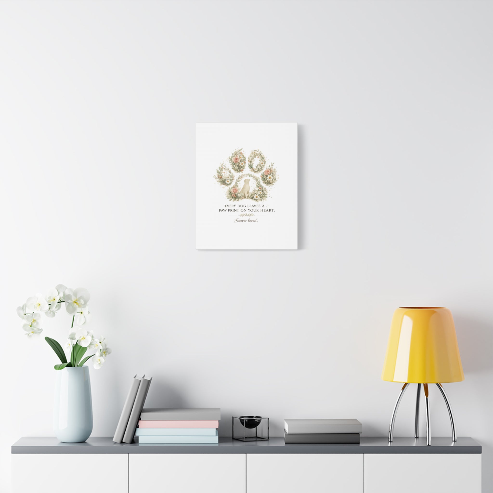 Every Dog Leaves a Paw Print | Matte Canvas, Stretched, 1.25"