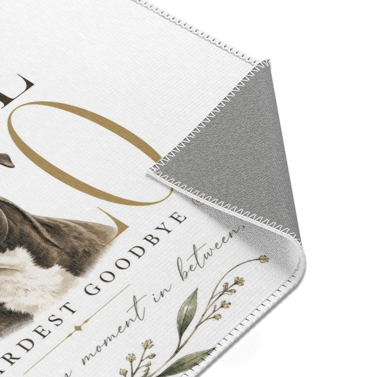 My Favorite Hello, My Hardest Goodbye | Memorial Collection Area Rugs