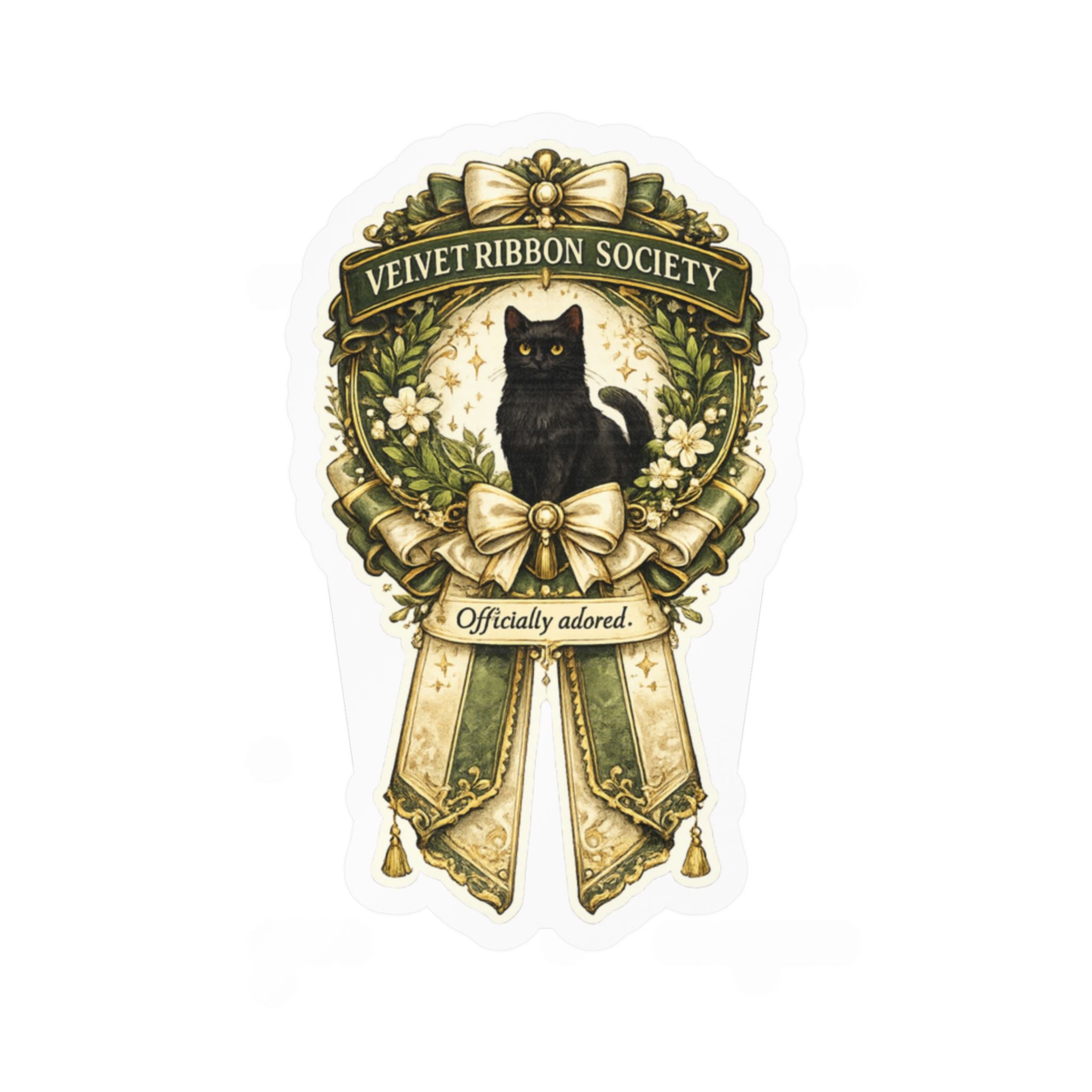 THE VELVET RIBBON SOCIETY | Kiss-Cut Vinyl Decals Sticker