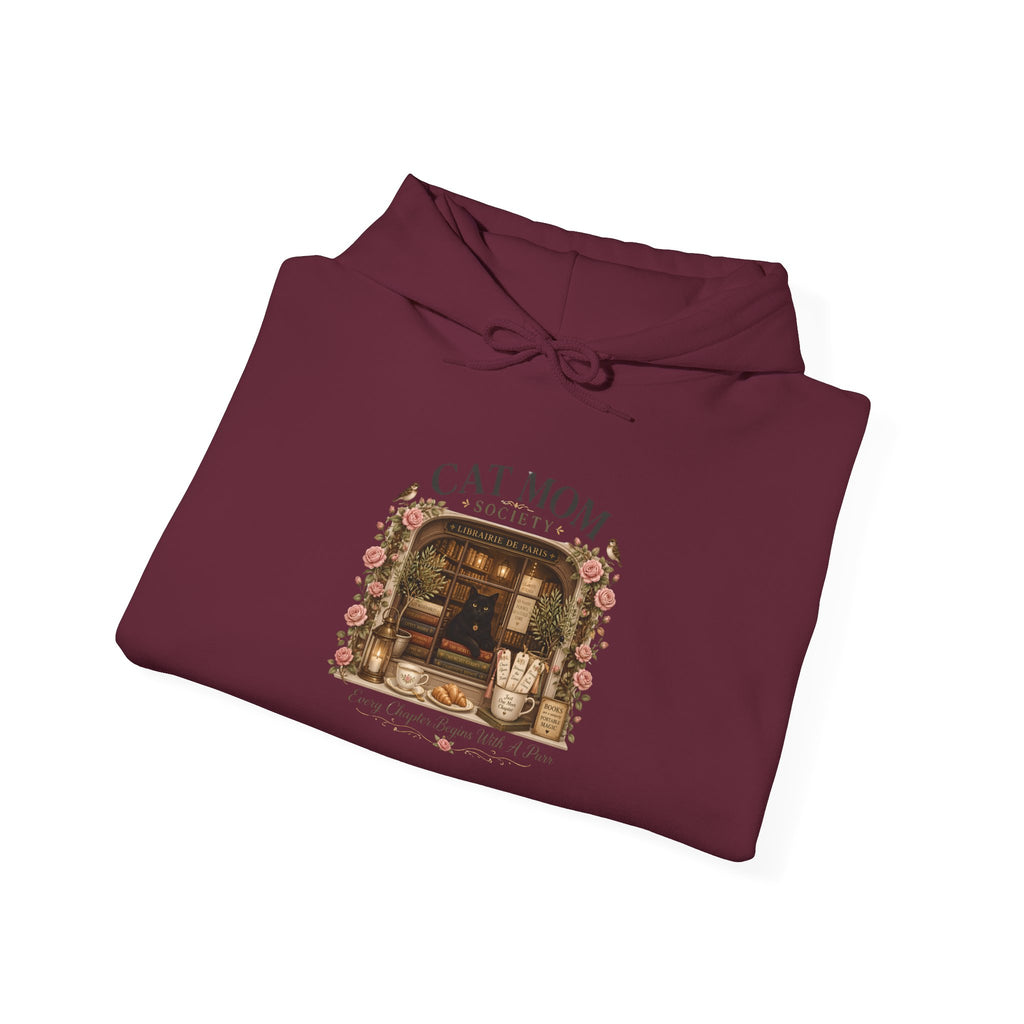 THE PARISIAN BOOKSHOP WINDOW | Gildan Heavy Blend™ Hoodie (18500)