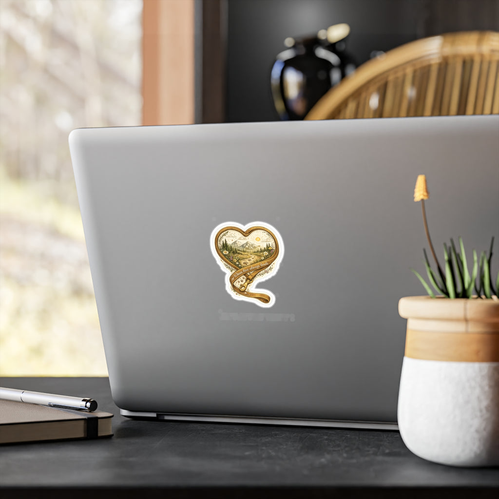 The Golden Leash | Kiss-Cut Vinyl Decals Sticker