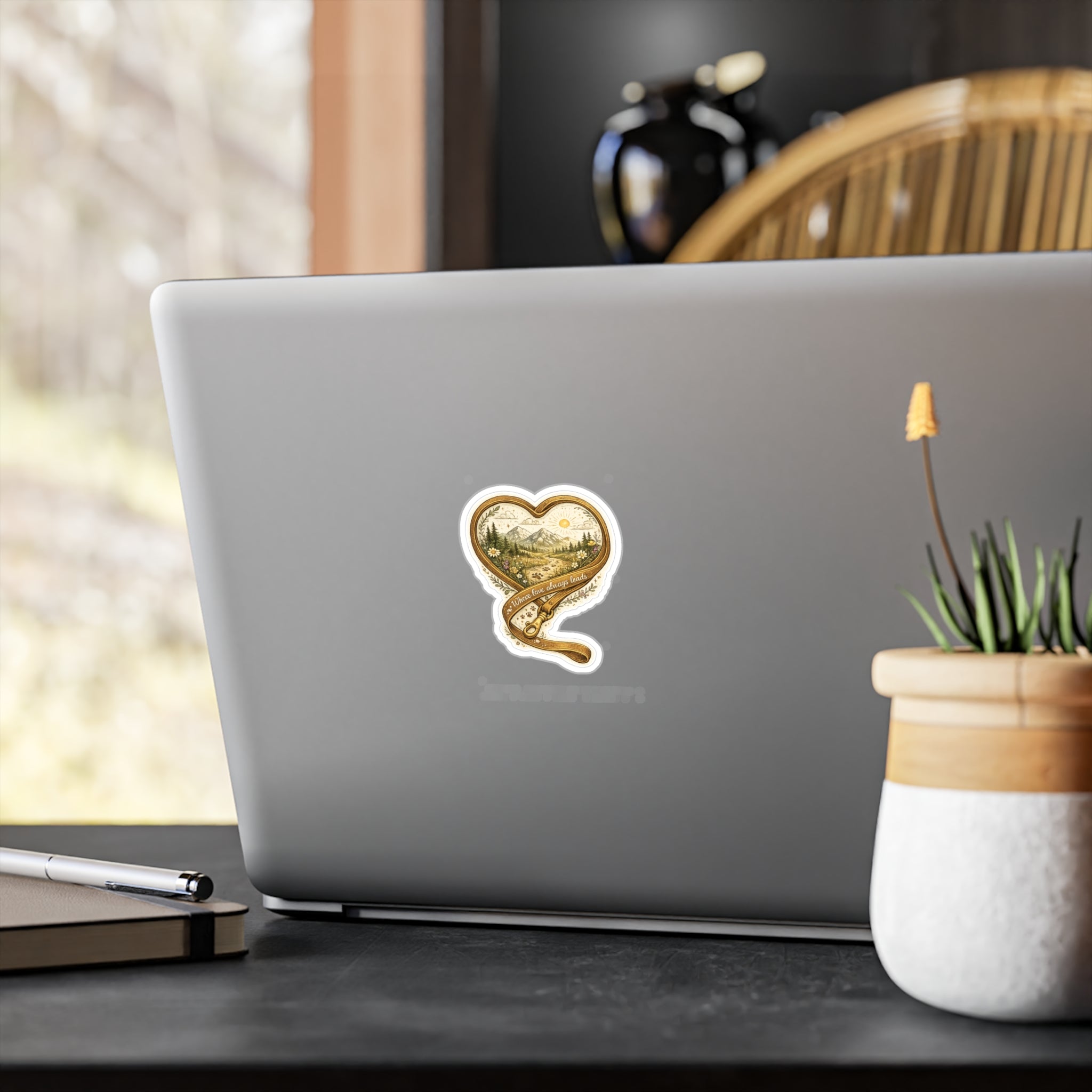 The Golden Leash | Kiss-Cut Vinyl Decals Sticker