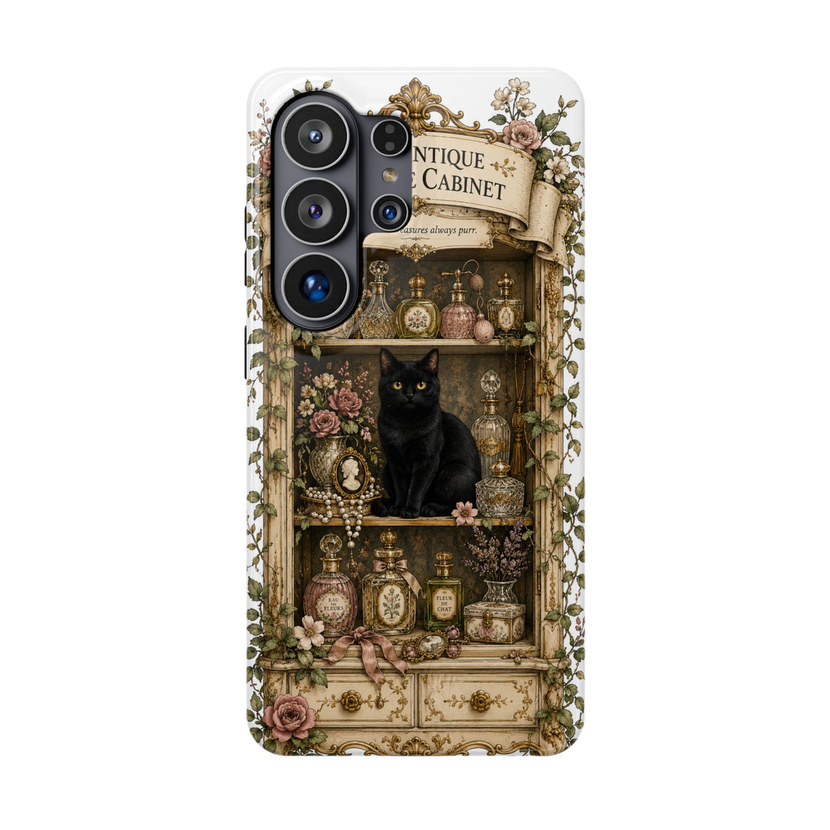 The Antique Perfume Cabinet | Cat Mom Collection Phone case