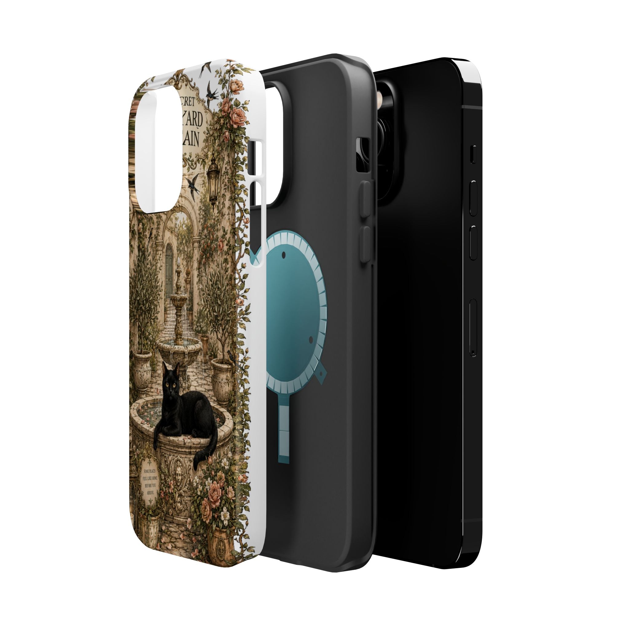 THE SECRET COURTYARD FOUNTAIN | Phone case