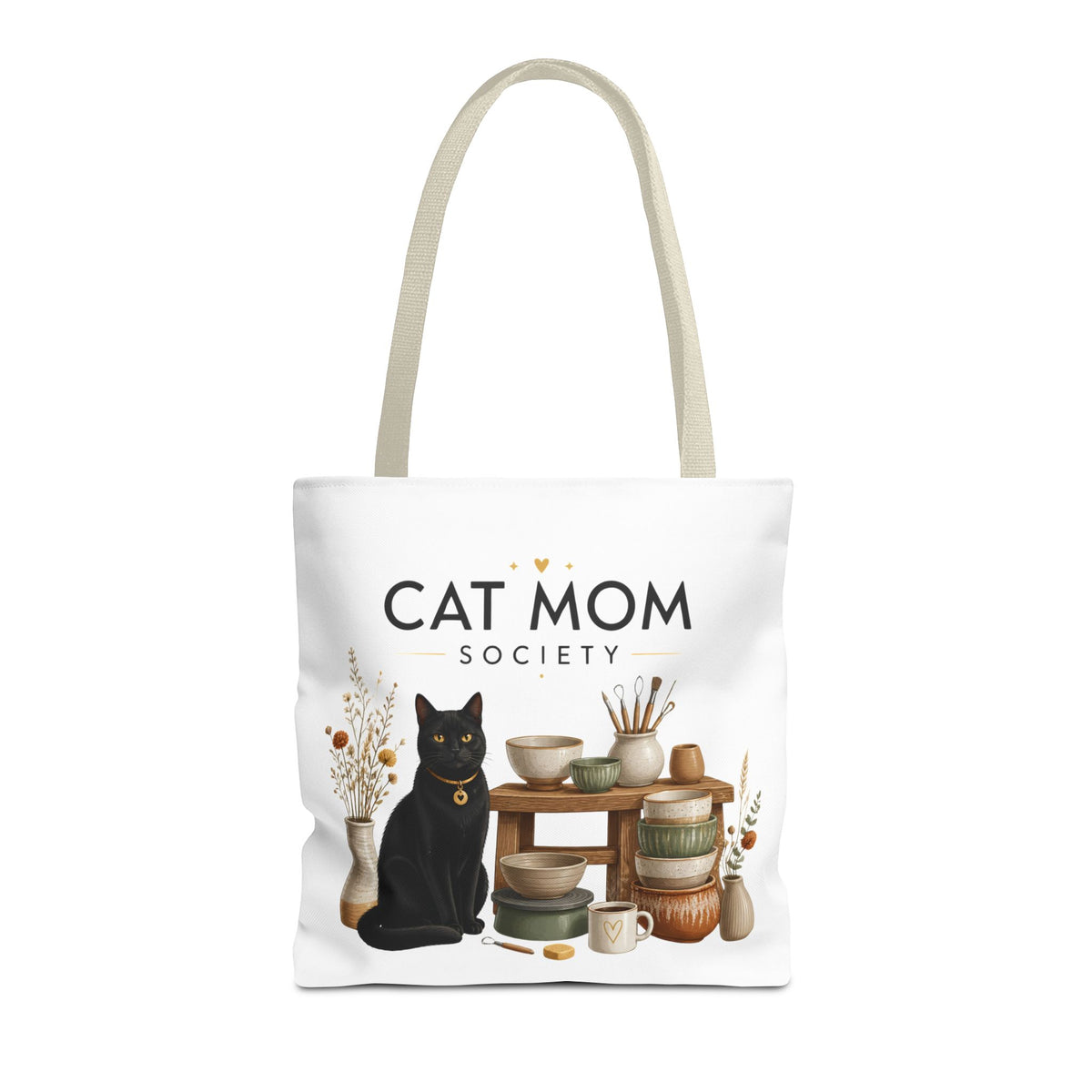 The Pottery Studio Morning | Cat Mom Collection Totebag