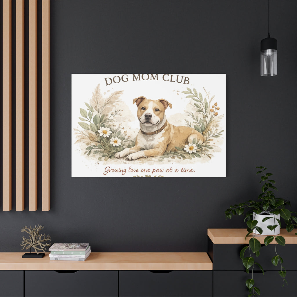 Dog Mom's Wild Garden | Matte Canvas, Stretched, 1.25"